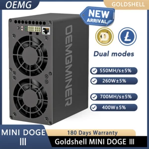 Goldshell Mini Doge 3 III Miner Doge Coin LTC Dual Mode 700M oder 550M ohne N... - Bild 1 von 9