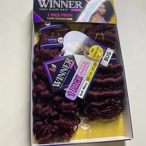 Bobbi Boss Winner Soft Wavy 10"10"12"12"_#Bug_1_Pack FINISH_100% Echthaar - Bild 1 von 4