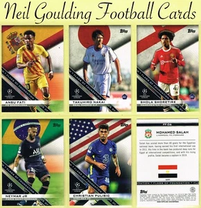 Topps ☆ UEFA CHAMPIONS LEAGUE 2021-22 - BANDERAS DE FUNDACIÓN ☆ Insertar tarjetas - Imagen 1 de 19