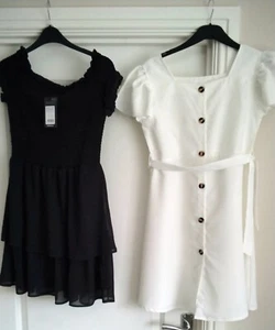 BNWT , New look dress 164 cms & Shein dress, 160cms WORN ONCE both age 12 - 13. - Picture 1 of 15