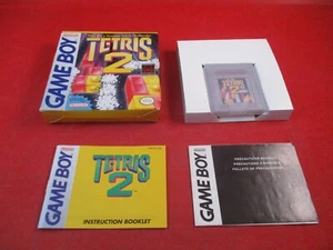 Tetris 2 (Nintendo Game Boy) COMPLETE w/ Box manual game WORKS! - Picture 1 of 12