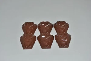 LEGO 6 x Keilstein rotbraun Reddish Brown Wedge 4x4 Fractured Polygon Top 64867 - Bild 1 von 2