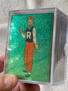 Juego base de tarjetas cromadas Krome Archie 1996 casi nuevo 1-90 lámina grabada - Imagen 1 de 5