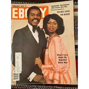 February 1978 Ebony MagazIne Featured Cover, Beautiful Black Man