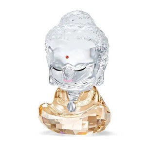 NUEVO EN CAJA AUTÉNTICO Swarovski Lindo Buda Asiático Iconos Religioso Cristal Estatuilla 5492232 - Imagen 1 de 2