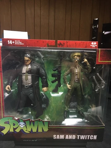 McFarlane  SPAWN SAM AND TWITCH - Boxed Deluxe Set  7” Action Figures  New 2022 Cover