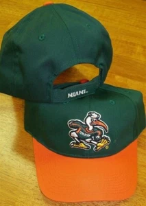 Miami Hurricanes Baseball Cap University Green Adult size Small/Medium New - Picture 1 of 1