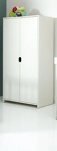 MAMAS & PAPAS ROCCO Wardrobe White Functional and Stylish Nursery Storage - Picture 1 of 2