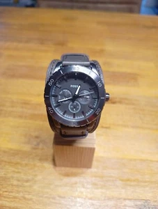 Fossil Uhr Multianzeige Herren, BQ1055, neue Batterie, Lederband , Box, gut - Bild 1 von 18