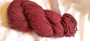 BRIGGS & LITTLE 'Heritage" 1 skein 4 oz Red Heather Wool knitting 3-ply worsted - Picture 1 of 3
