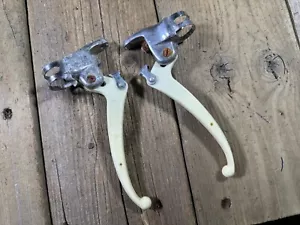 MAFAC Brake Levers USED Rusted SGDG France Randonneur City PEUGEOT MOTOBECANE - Picture 1 of 10