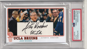 John Wooden UCLA Bruins HOF signed autograph  PSA DNA
