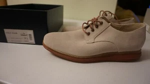 Cole Haan Mens US 9.5 Original Grand Pltoe Shoe Pumice St/Burlwood C29674 NEW - Picture 1 of 11