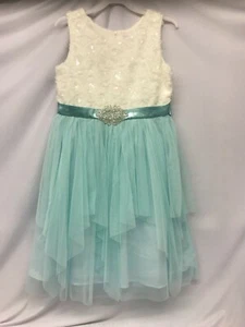 Emily Rose Girl's Special Occasion Dress Floral Tulle - Picture 1 of 11