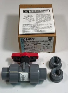Spears 1839-005C 1/2" Muffe Cpvc Kugelhahn Inline True Union - Bild 1 von 3