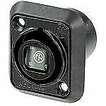Neutrik NO4FDW-A Fiber Optic Connector - Black