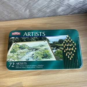 NEW Derwent Artists Colour Pencils Assorted Tin 72 Professional No. 32097 - Picture 1 of 5