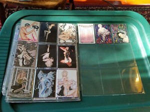 OLIVIA Series 1 I Card Set With 2 Inserts P5 P6 Comic Images 1992