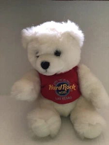 Hard Rock Hotel LAS VEGAS 1995 weißer Teddybär Plüsch "Save The Planet" T-Shirt - Bild 1 von 2