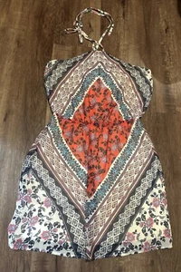 Womens Express Summer Dress Halter Dress Multicolored  Cute Summer Dress Size... - Picture 1 of 2