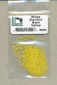 Midge Diamond Braid - yellow MDB383 - Picture 1 of 1