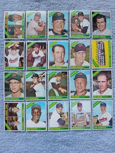 1966 TOPPS WASHINGTON SENATORS TEAM LOT (20) BRINKMAN, MCMULLEN, ROOKIES VGEX/EX