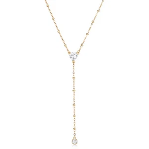SAGAPO COLLANA CRAVATTINO DONNA IN ACCIAIO DORATO E CUORE S'AGAPO SDZ134 Sagapò - Foto 1 di 4