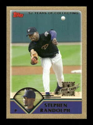 2003 Topps Traded Gold /2003 T195 Stephen Randolph EX or better BXCP33 - Image 1 of 2