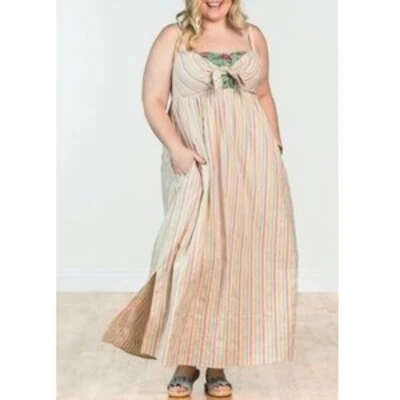 Matilda Jane Stripe No Baggage Maxi Dress Size XXL - Image 1 of 4