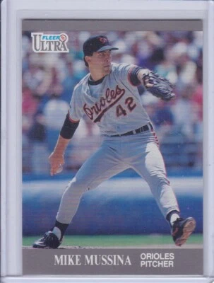 Mike Mussina 1991 Ultra Update Baseball Card U4 Grade Mint - Image 1 of 2