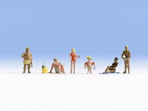 NOCH 15850 Spur H0 Badende, 6 Figuren, Zubehör Figuren Handbemalt - Bild 1 von 1