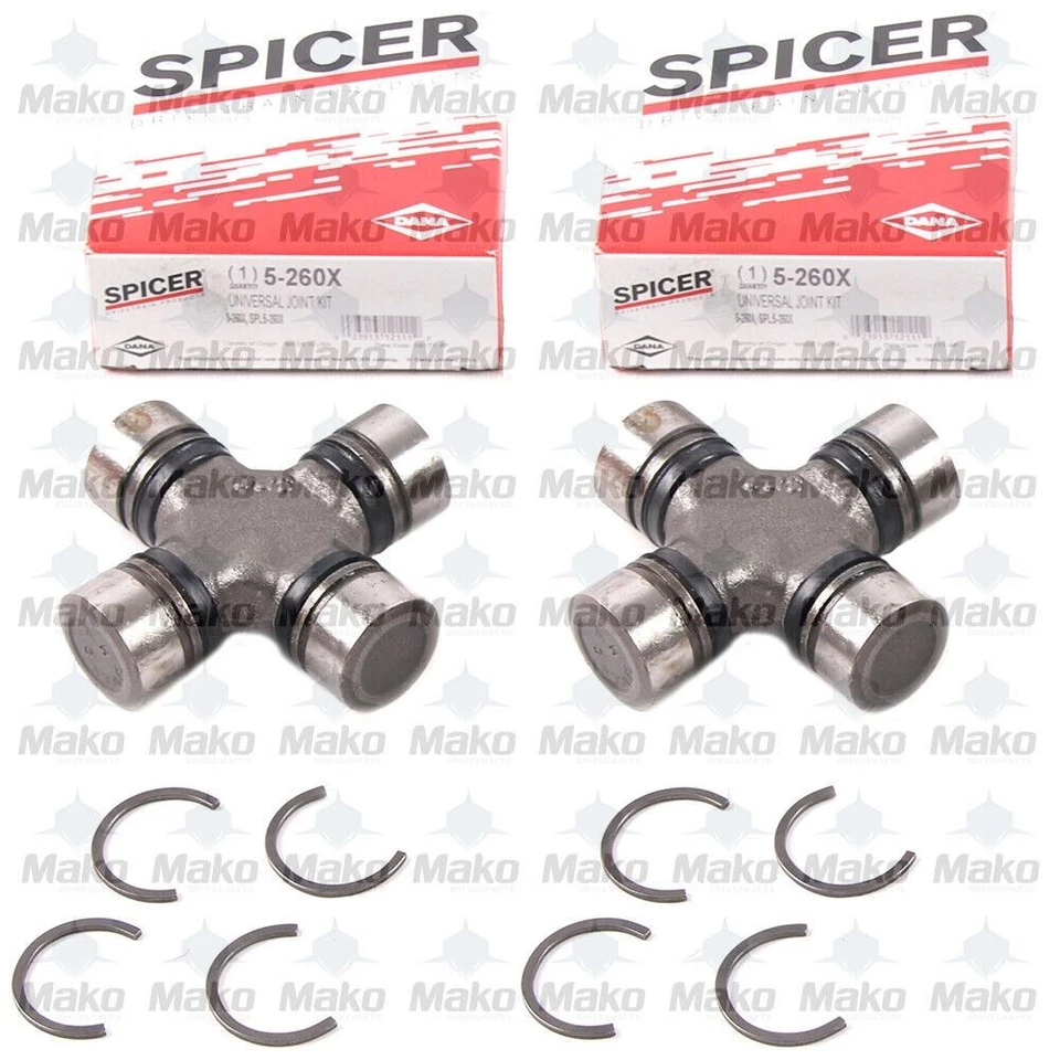 Set of TWO SPICER Front Axle Shaft U-Joints 1310WJ Series for JEEP 5-260X - Image 1 of 2