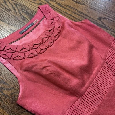 BODEN Limited Edition Silk Pink Shift Dress Size US 4 - Image 1 of 4