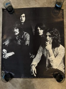 Poster vintage Led Zeppelin poster personalità gruppo scatto anni 70 scatto gruppo - Foto 1 di 8