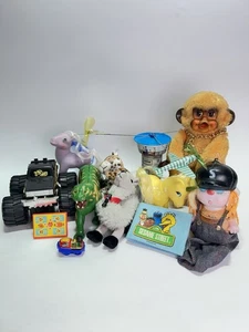 Junk Drawer Vintage Toy Lot AS-IS Pony MOTU Bigfoot Sesame Street Coca-Cola 4Lbs - Picture 1 of 7