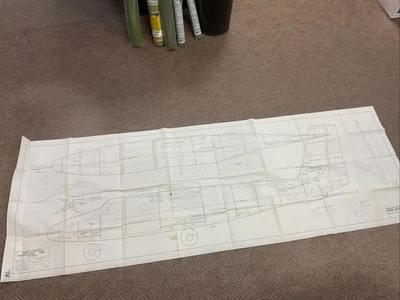 De Havilland D.H. Twin Otter R/C Model Airplane Plans By R. Scott 86" .30 Nitro - Image 1 of 4