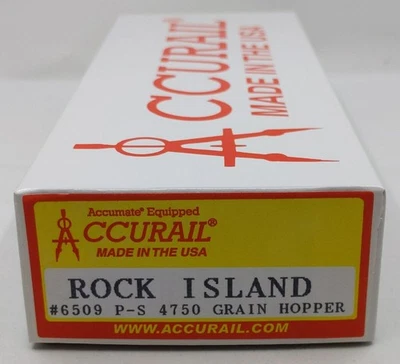 Accurail 6509 HO Scale Rock Island P-S 4750 Grain Hopper Car Building Kit - Image 1 of 3