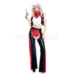 Ride'em Cowgirl Costume Wild West Women’s Halloween Cosplay Costume Set Sz S/M - Picture 1 of 2