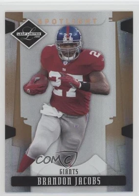 2008 Leaf Limited Spotlight Bronze /125 Brandon Jacobs #67 - Image 1 of 2