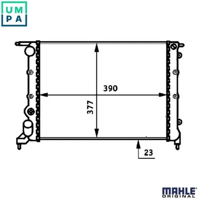 RADIATOR ENGINE COOLING CR 488 000S FOR RENAULT CLIO/�/Hatchback/Van LUTECIA - Image 1 of 4