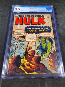Incredible Hulk #2 - Marvel Comics, 1962 - CGC 3,5 cremefarbene bis weiße Seiten - Bild 1 von 7