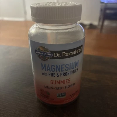 Magnesium with Pre & Probiotics Gummies, Raspberry , 60 Gummies 08/26 - Image 1 of 3