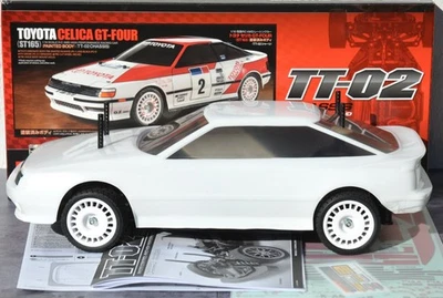 TAMIYA  TOYOTA  CELICA  GT-FOUR   TT-02   4WD RC CAR FLACHBAHN TOURENWAGEN - Bild 1 von 4