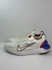 Nike Free RN Next Nature White Blue Red Running Shoe FB1276-100 Men's 10.5-12 - Picture 1 of 9
