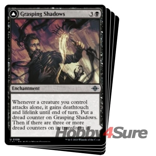 Grasping Shadows X4 M/NM Magic: The Gathering MTG The Lost Caverns Of Ixalan - Image 1 of 1