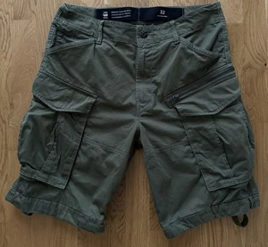 G-star Raw Rovic Zip Loose 1/2 Men's Cargo Shorts Size 32 Green - Picture 1 of 13