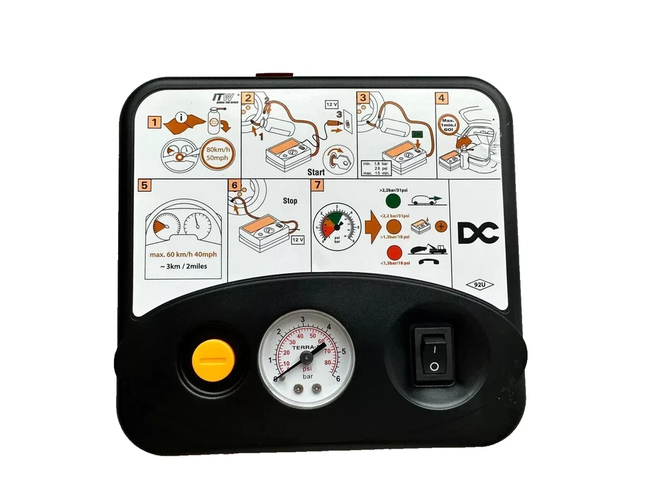 Genuine New Renault Dacia Air Compressor Tyre Compressor 12V 96W 995654455R - Image 1 of 1