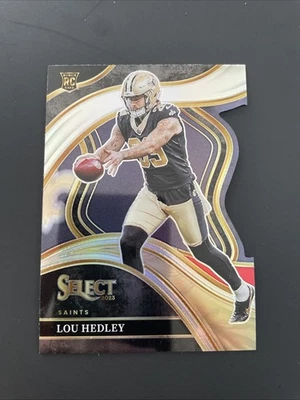 2023 Panini Select - Club Level Lou Hedley #240 Black & Red Prizm Die-Cut (RC) - Image 1 of 2