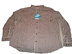 COLUMBIA Rapid River HERREN GR XXL LANGARM HEMD BRAUN ROST KARIERT (C25) - Bild 1 von 3