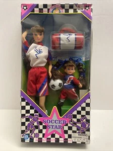 Barbie Puppe Soccer Star Kid Kore 1998 - Neu im Karton - Bild 1 von 14
